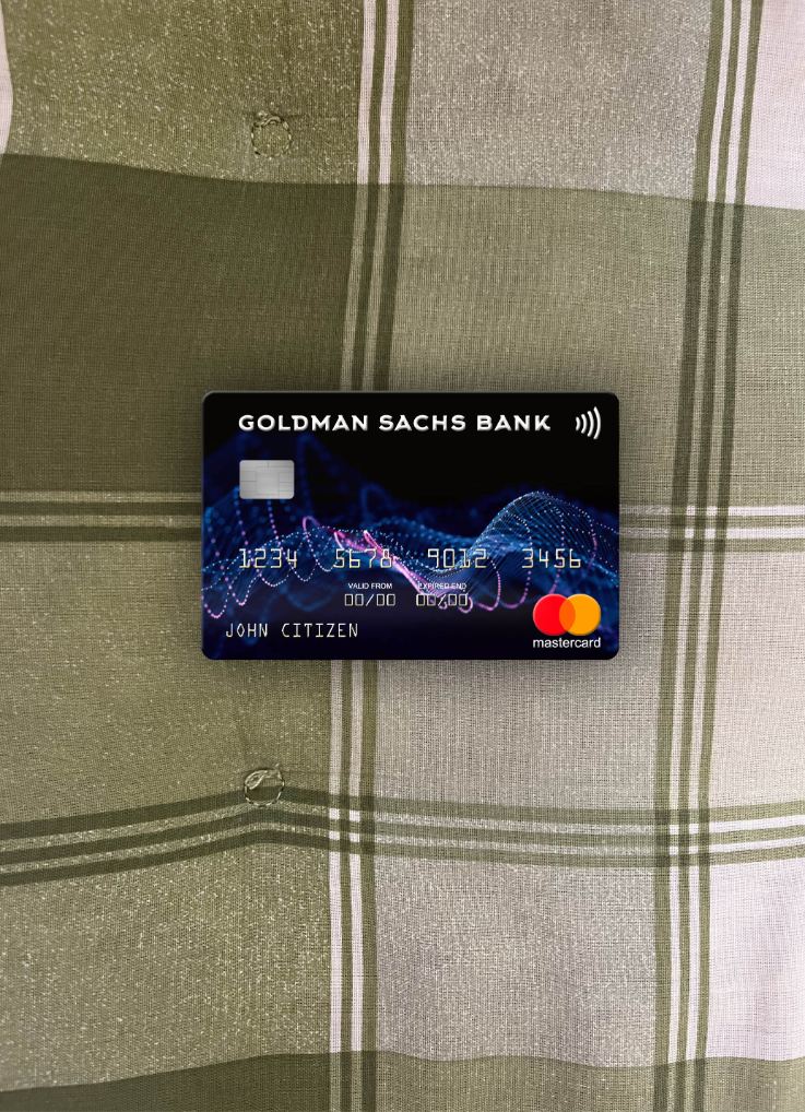 Download USA Goldman Sachs Bank mastercard photolook front Photoshop template